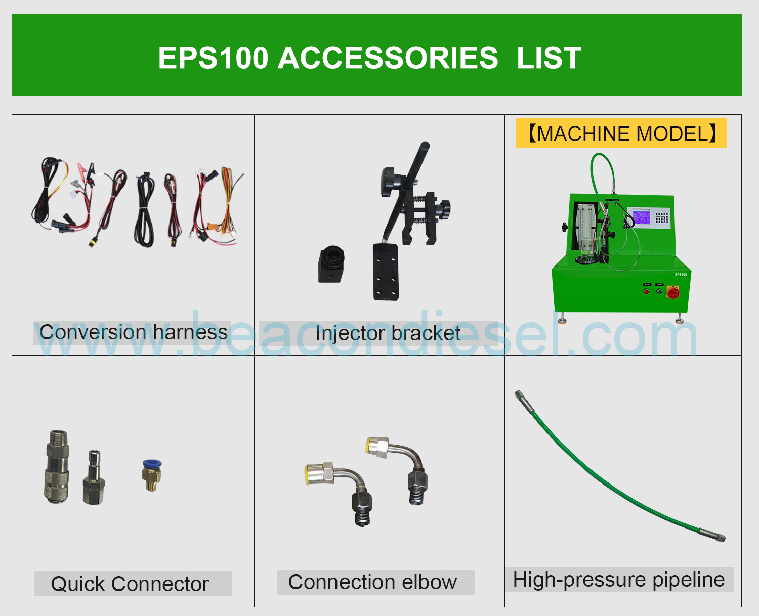 EPS100 common rail diesel injector auto electrical test bench