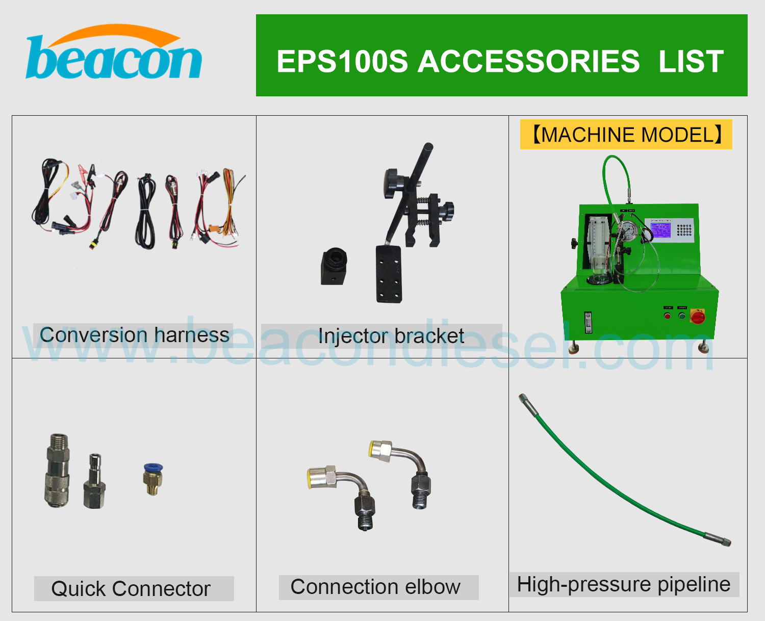 BEACON MACHINE EPS 205 common rail diesel fuel injector tester in Taian,  China