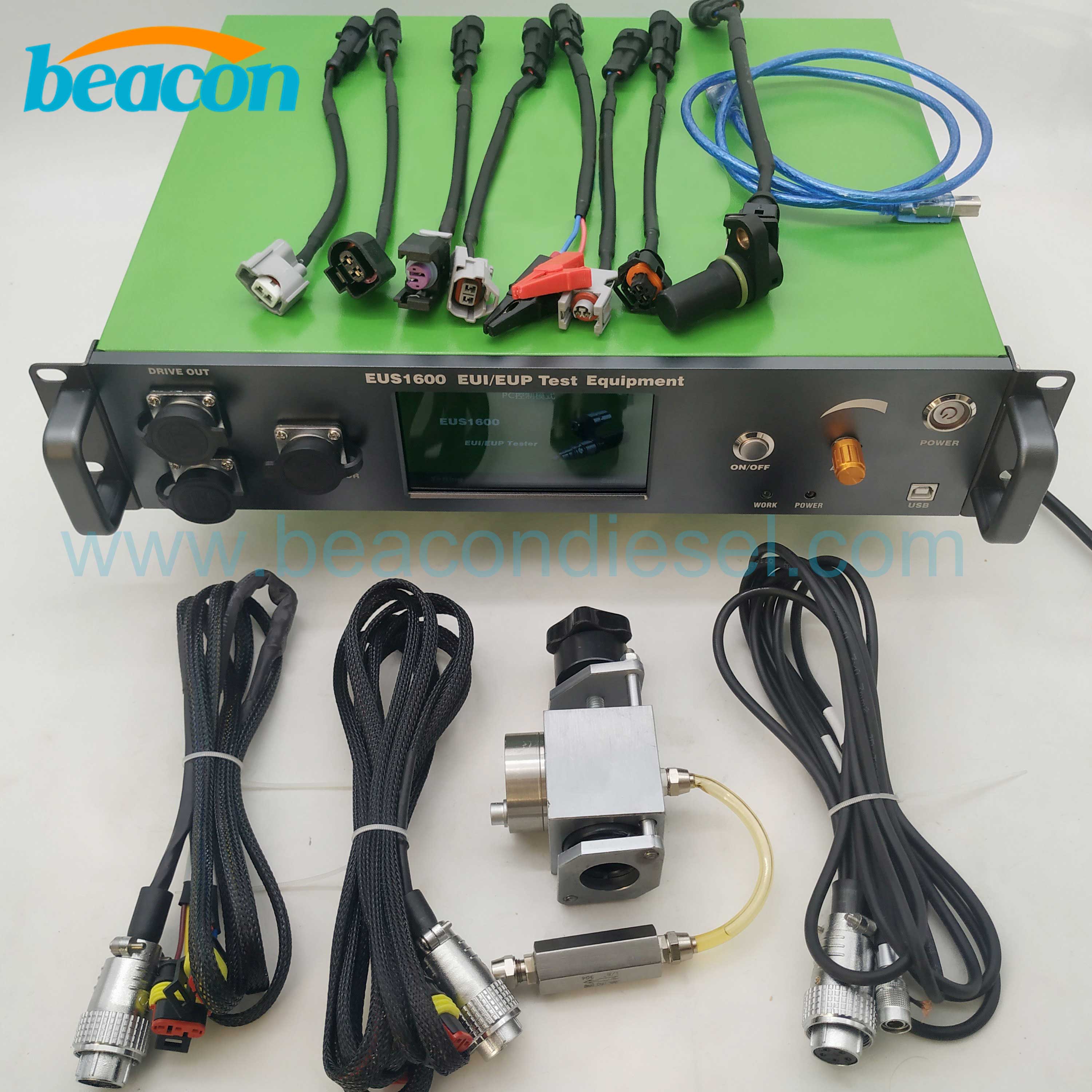 Auto repair EUS1600 Heui ,Eui Eup Common Rail Injector Test Equipment simulator