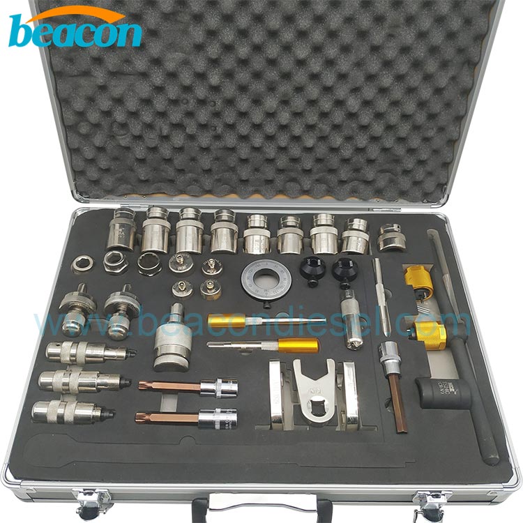 Made in china fuel injector repair tool 38 pieces sets tool, injector dismounting tool