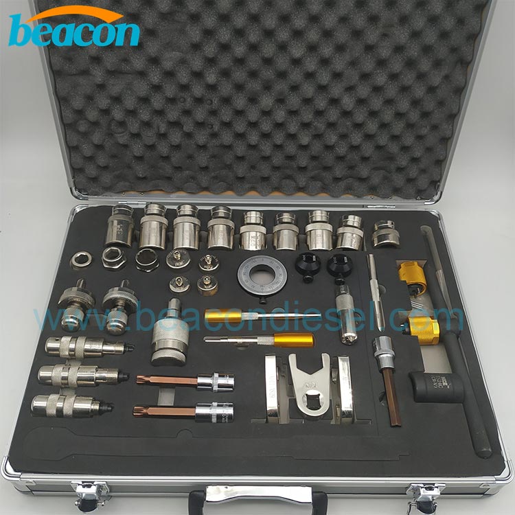 Made in china fuel injector repair tool 38 pieces sets tool, injector dismounting tool