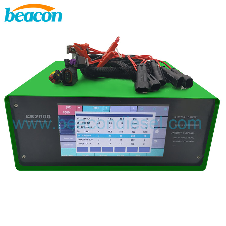 common rail diesel injector device CR2000 with piezo injector testing functions and touch screen