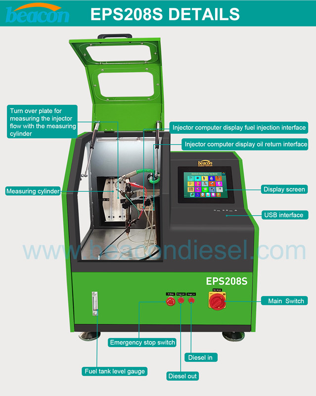 Auto Electric Common Rail Injector Test Bench EPS208S with Coding Function Repair Machine Injector Test Bench