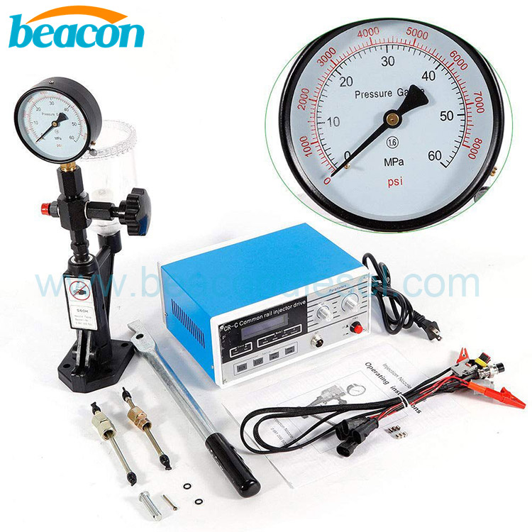 CR-C multifunction diesel common rail injector tester + S60H Nozzle Validator