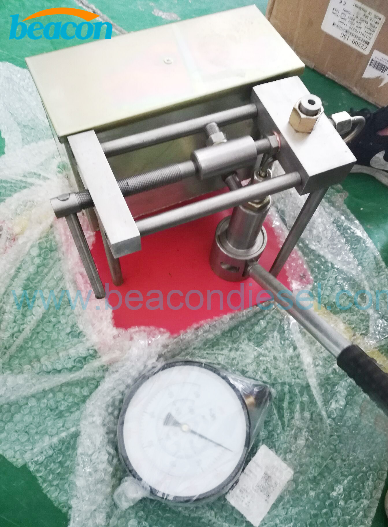 Beacon Pj-40 Common Rail Diesel Fuel Injector Nozzle Tester Crdi Test Machine Manual Common Rail Diesel Injector Test Bench