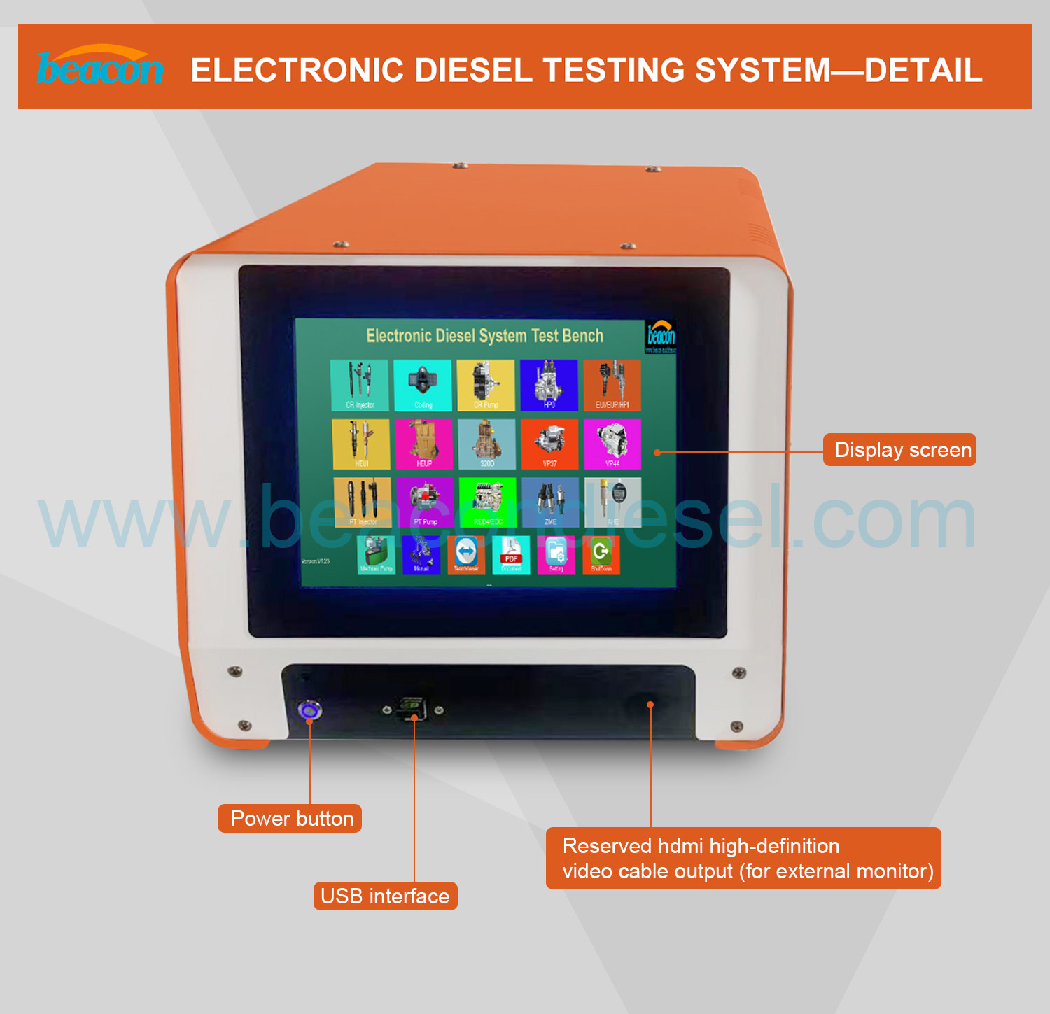 Auto diagnostic electronic Beijing newest system common rail system whole set