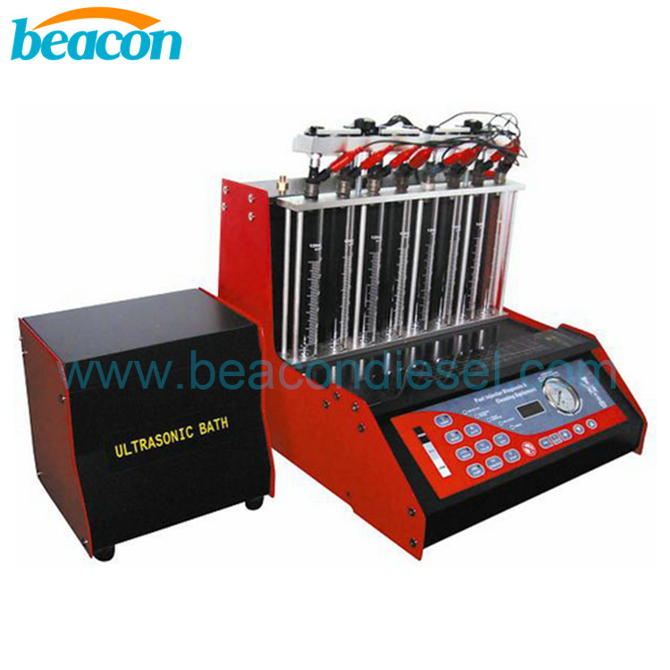 8 cylinder gasoline injector cleaning machine BC8H electronic petrol