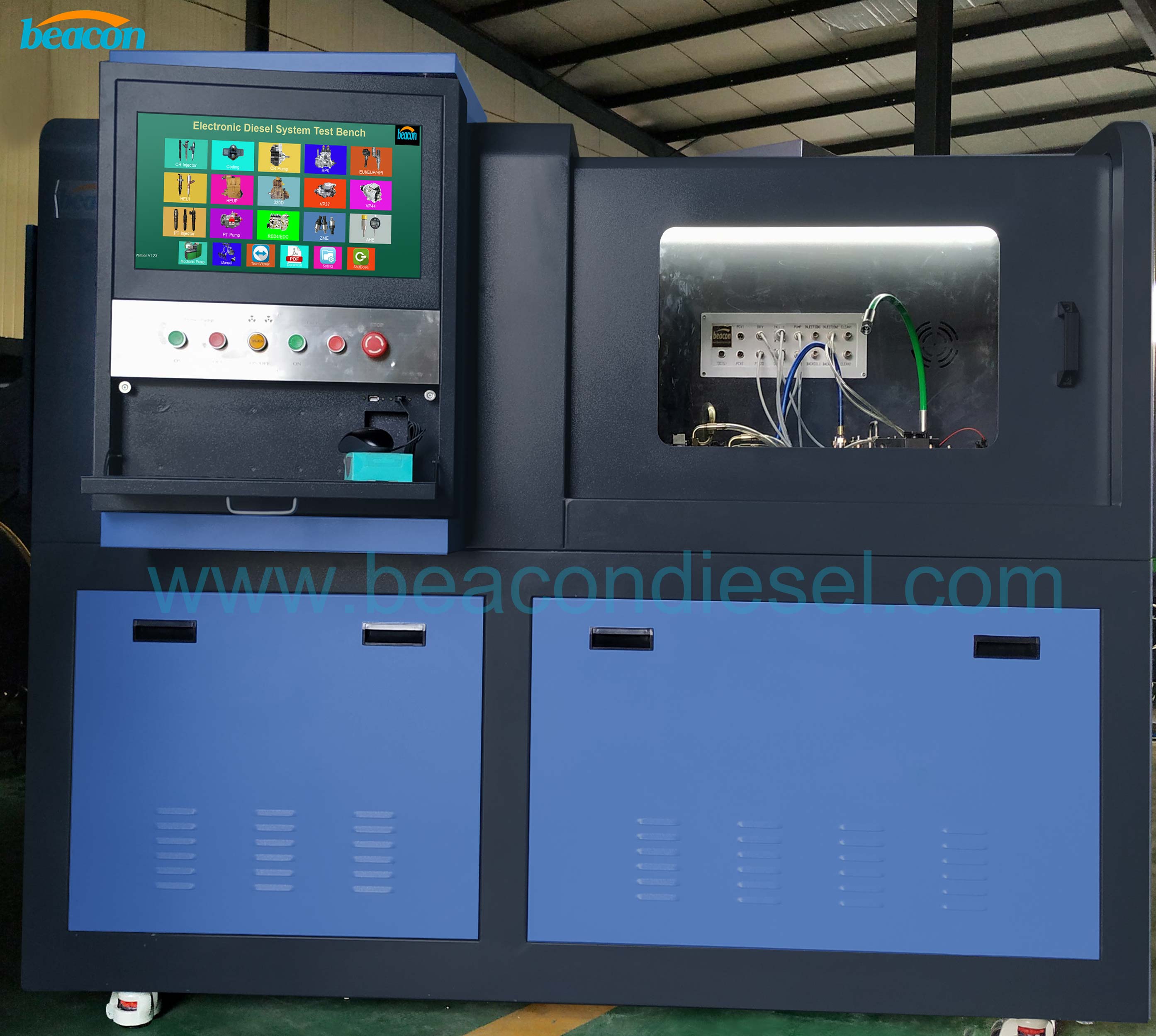 Beacon CRS709 Common Rail Test Bench For CR Injectors And Pump With HEUI EUI EUP