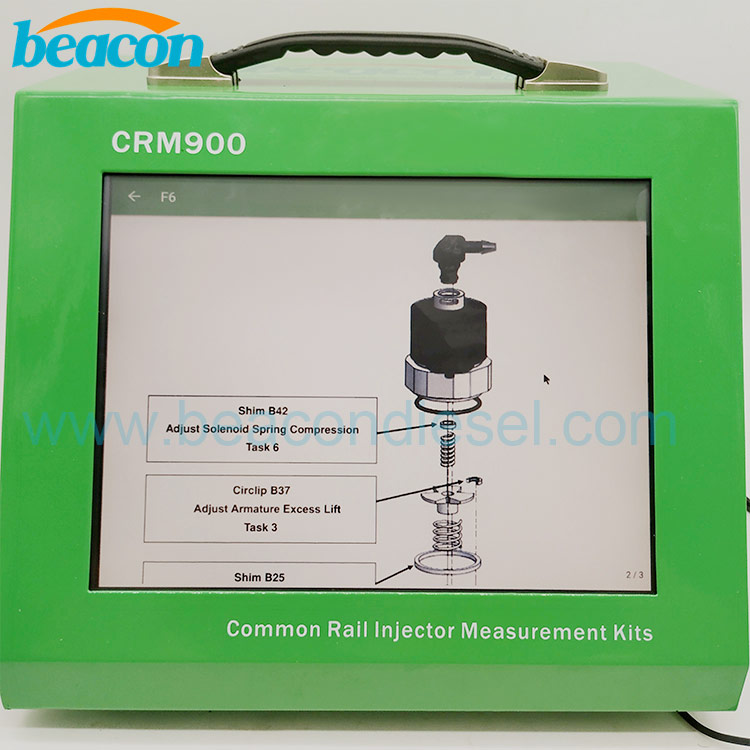 CRR920 stage 3 measuring common rail tester CRM900 3 stage diesel fuel common rail injector repair tools