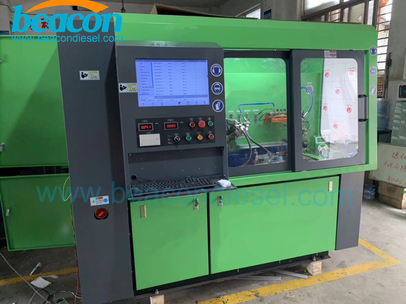 The intelligent CR926 EUI EUP HEUI Injection Pump Cambox Common Rail Diesel Test Bench