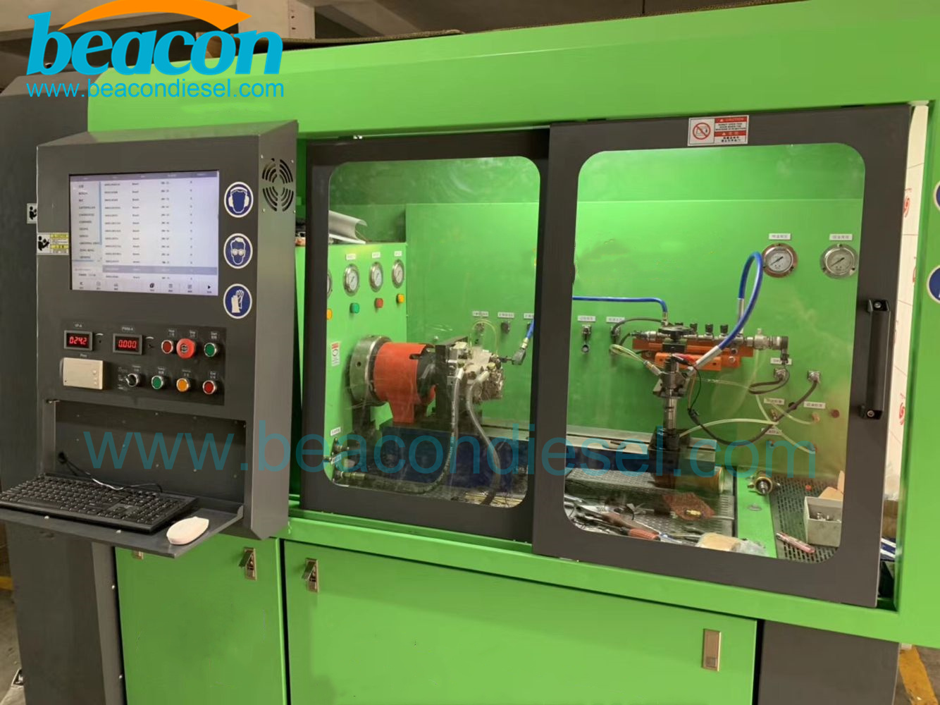 The intelligent CR926 EUI EUP HEUI Injection Pump Cambox Common Rail Diesel Test Bench