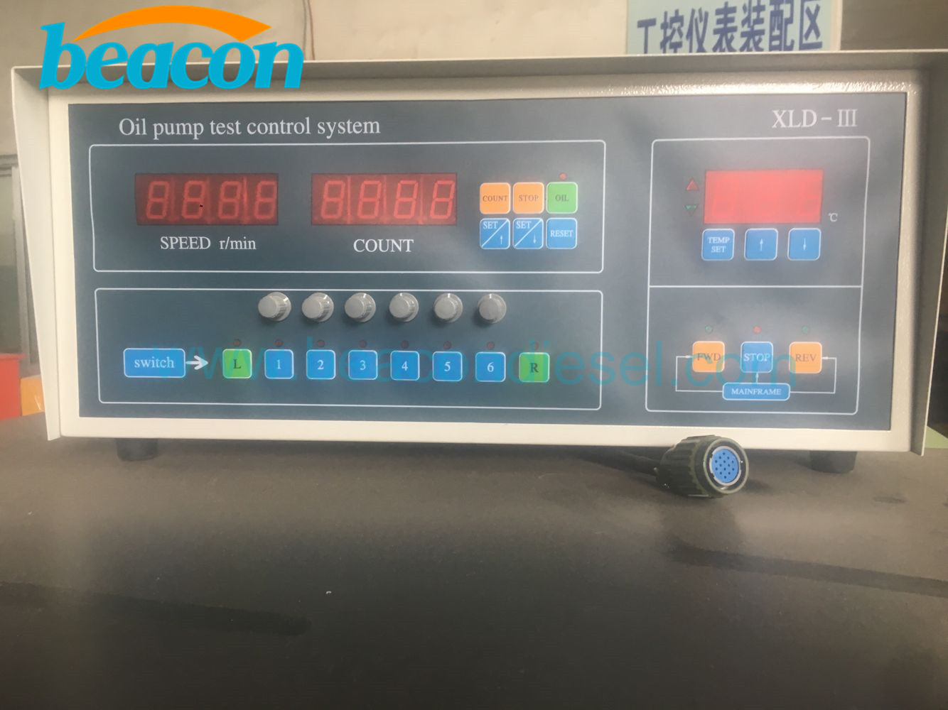 Auto service XLD-III mechanical diesel fuel Injection pump Test bench digital controller instrument with angle of advance function