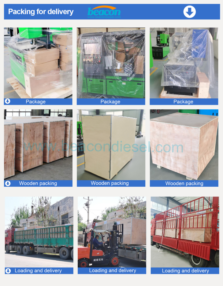 common rail injector pump test bench packing and shipment 