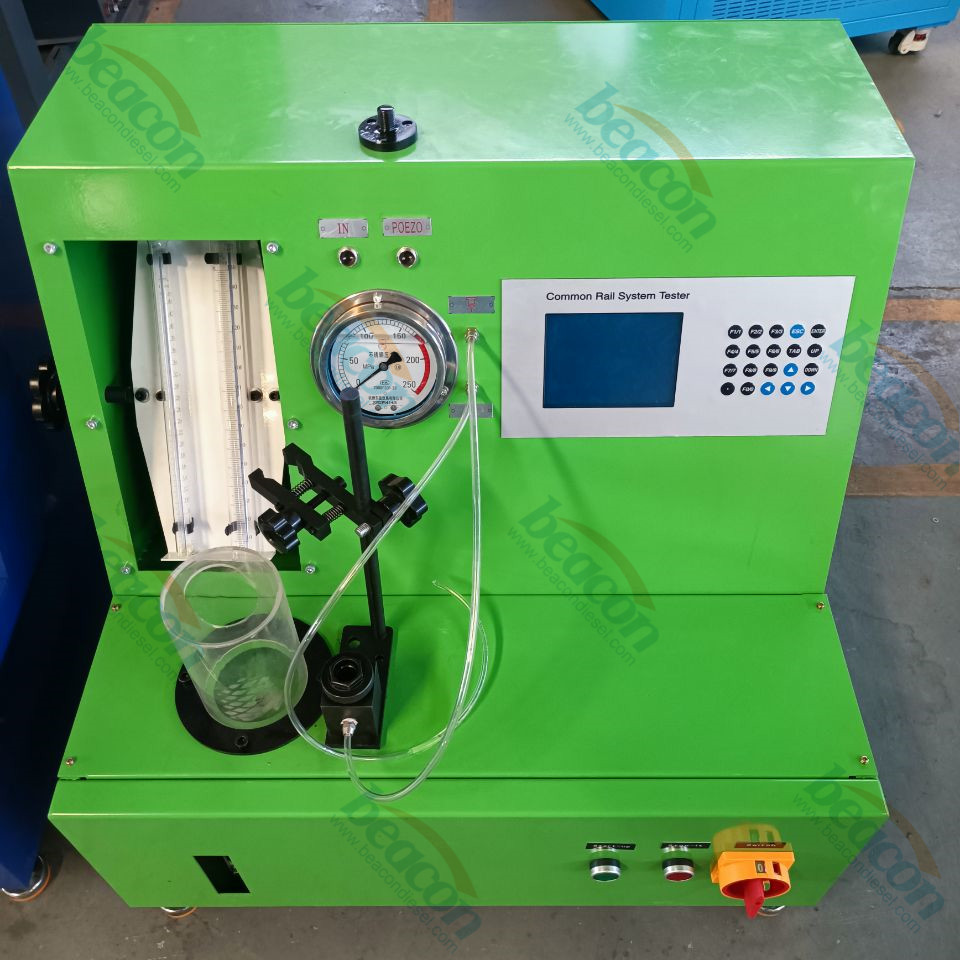 Beacon machine common rail diesel injector test bench EPS100S finished and start shipping