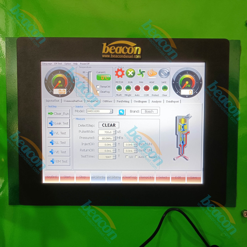 EPS117  CR Injector Tester Common Rail Injector Test Bench Diesel Fuel Injector Testing Machine