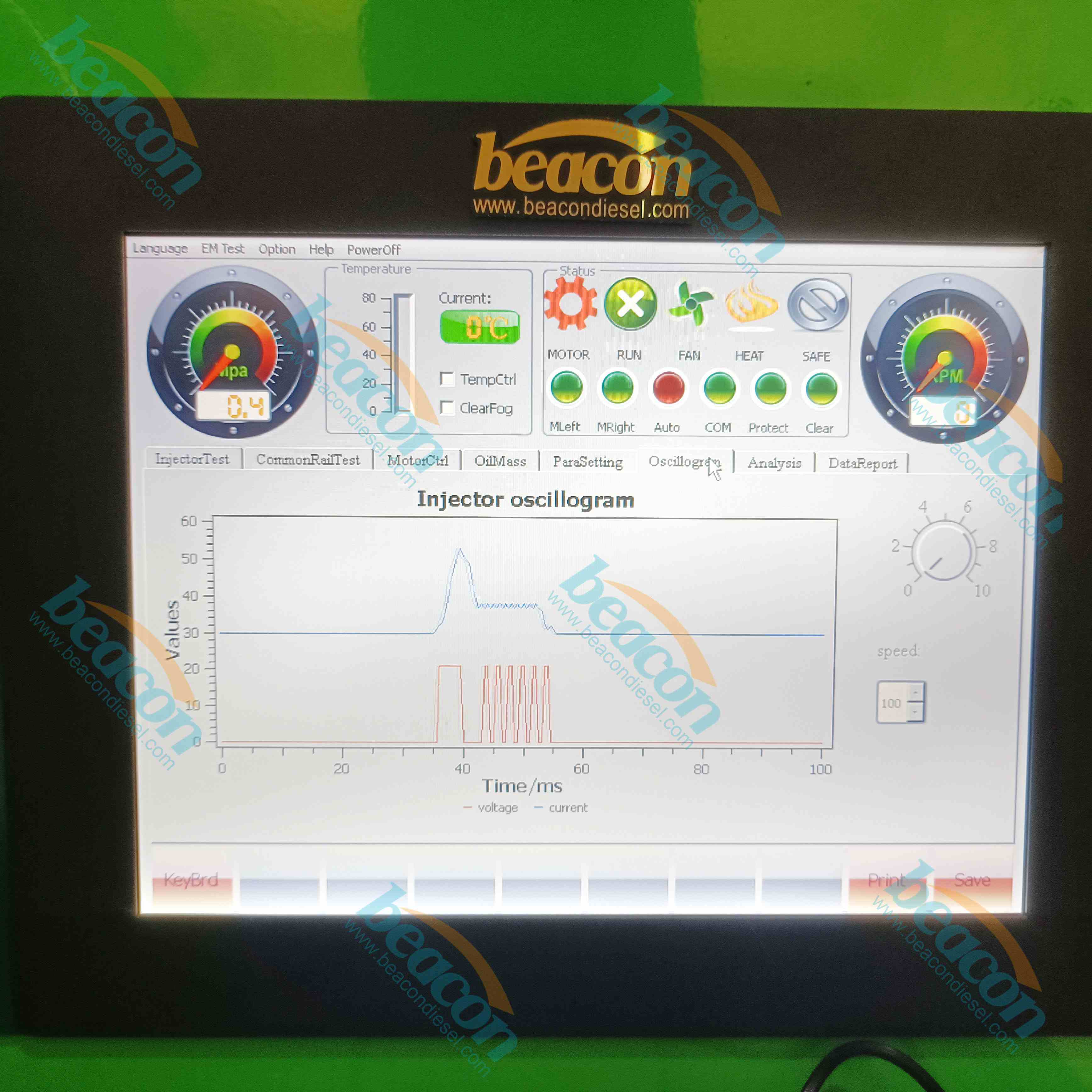 EPS117  CR Injector Tester Common Rail Injector Test Bench Diesel Fuel Injector Testing Machine