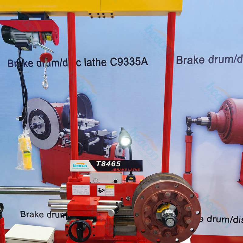 Truck Car brake drum Disk lathe T8465 Brake Disc And Drum Repair Machine Drum Cutting Repair Machine