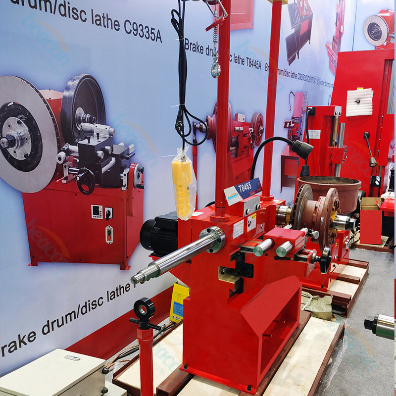 Truck Car brake drum Disk lathe T8465 Brake Disc And Drum Repair Machine Drum Cutting Repair Machine