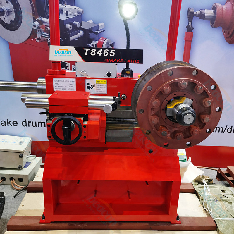 Truck Car brake drum Disk lathe T8465 Brake Disc And Drum Repair Machine Drum Cutting Repair Machine