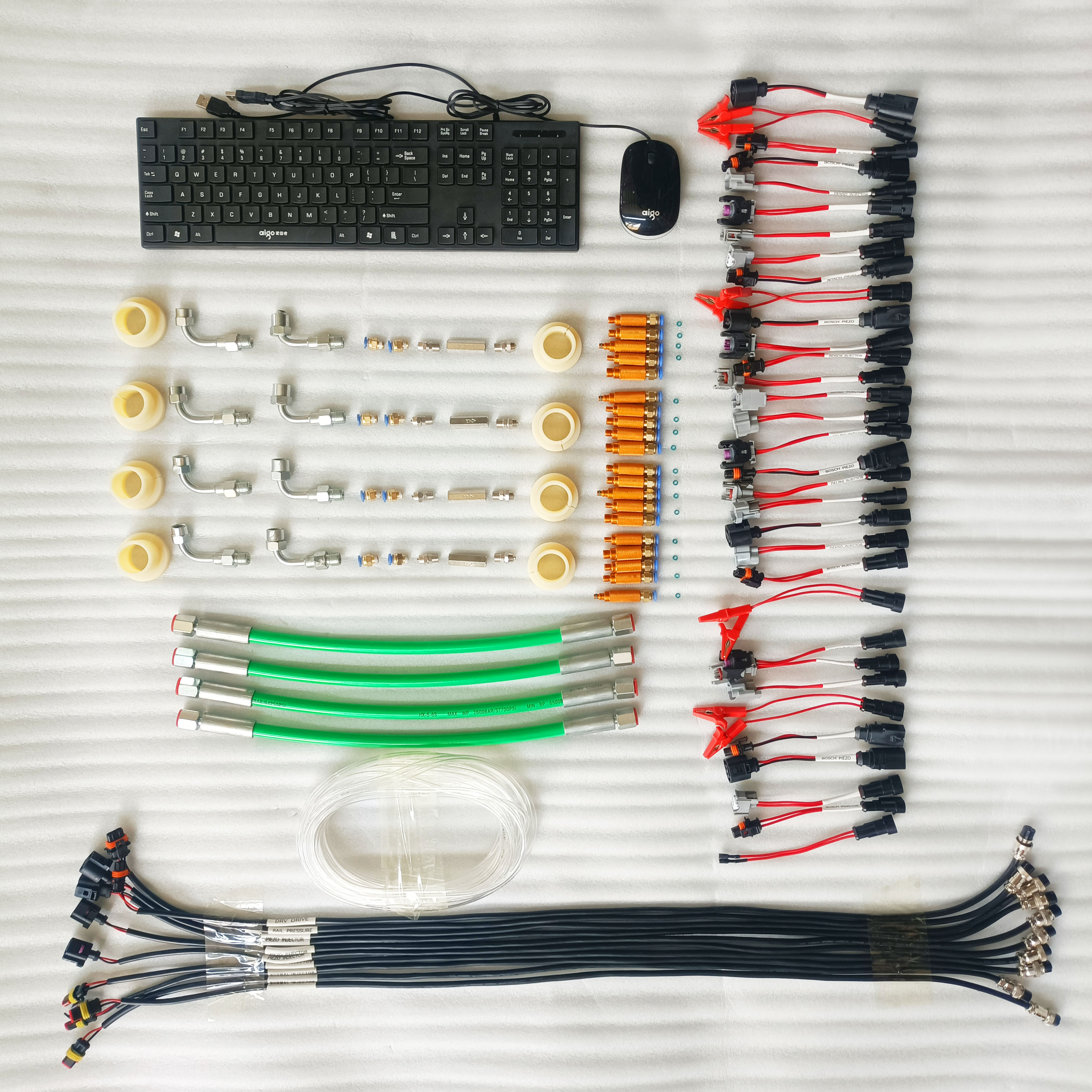 CR304 Common Rail Diesel Injector Test Bench With Coding Function can test four injectors at the same time