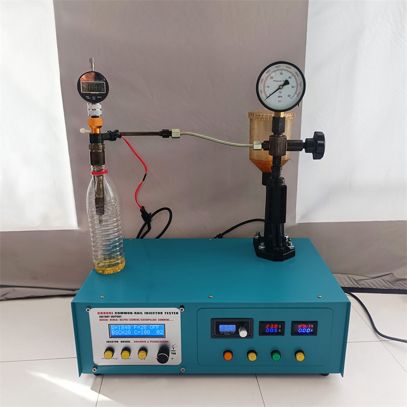 CR800L Common Rail Piezo Mechanical Injector Tester Electromagnetic Injector Driver With S60H nozzle tester 