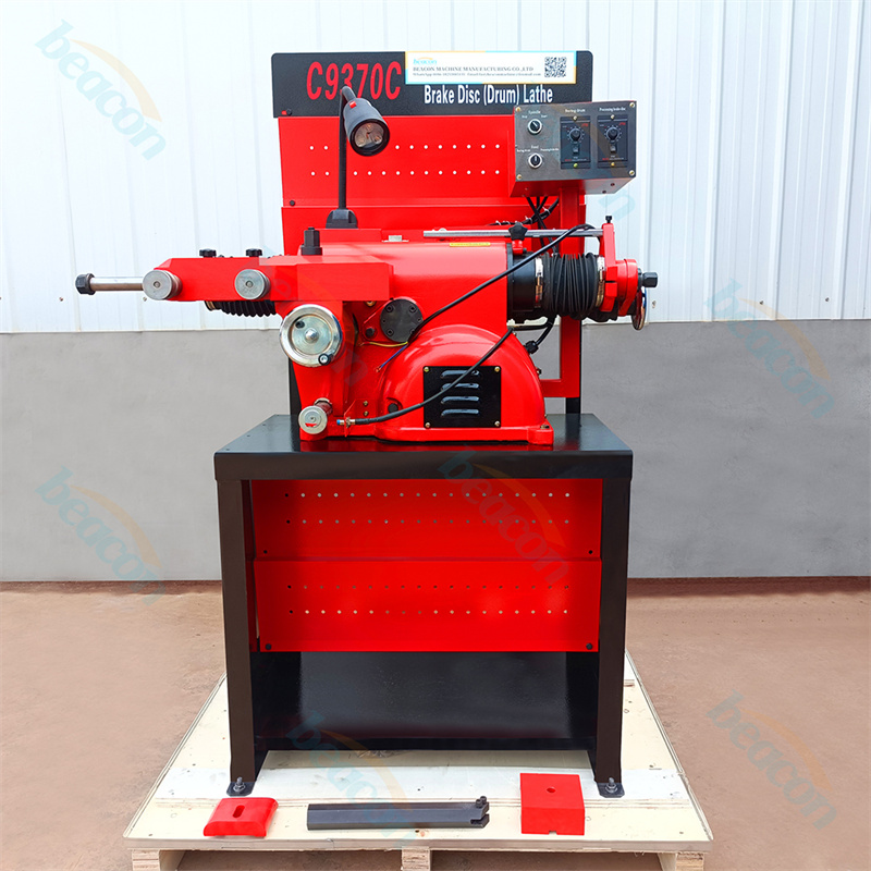 Auto Suv Car Tire Repair Stand Brake Lathe Cutting Machine Brake Disc And Drum Rotor Cutting Lathe C9370C