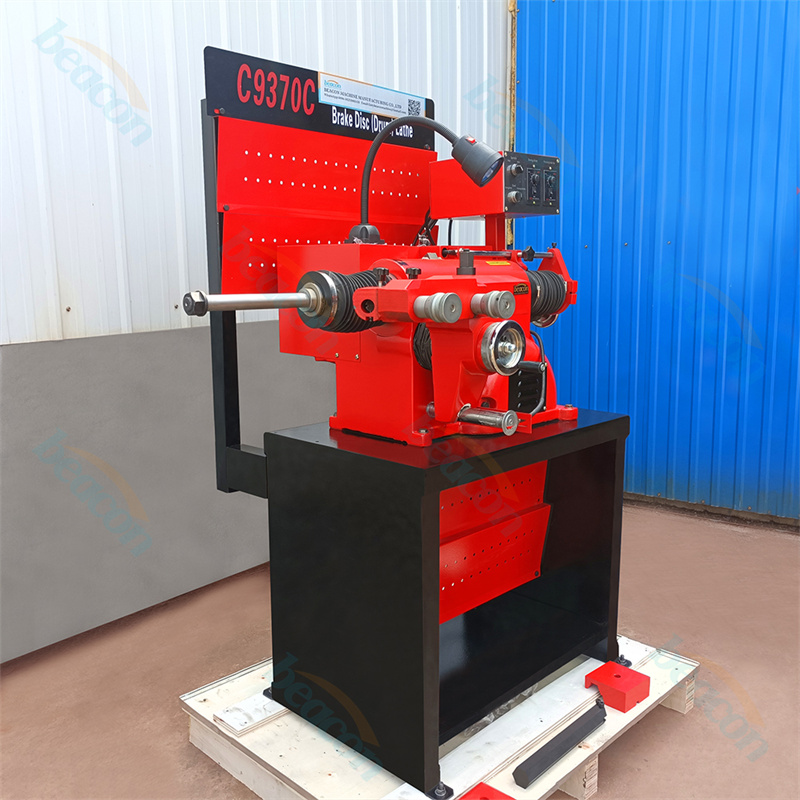 Auto Suv Car Tire Repair Stand Brake Lathe Cutting Machine Brake Disc And Drum Rotor Cutting Lathe C9370C