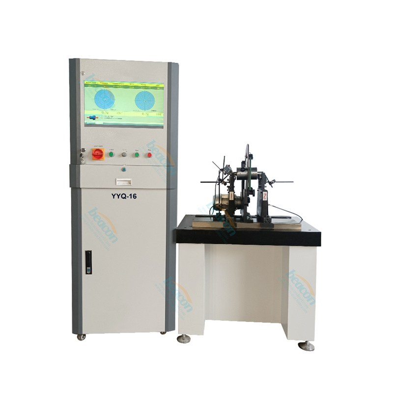 YYQ Series Horizontal Soft Support Crankshaft Wheel Balancing Machine YYQ-16A With Roller Bearing And Gimbal Couplings Drive