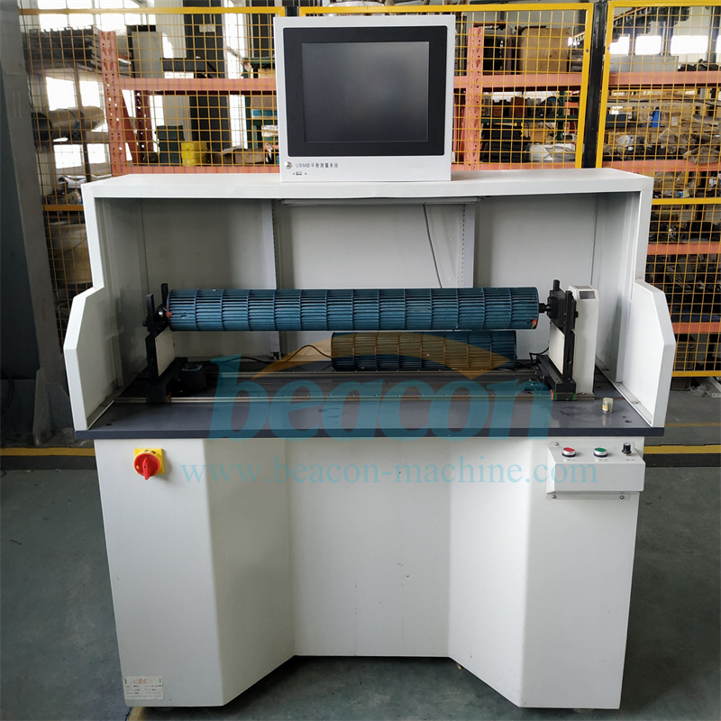 YYQ-10GLS Cross flow blade dynamic balancing machine