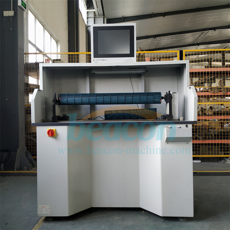 YYQ-10GLS Cross flow blade dynamic balancing machine