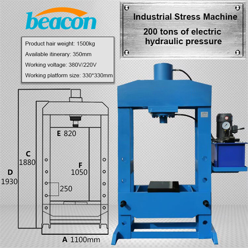 200 Ton Bt-200 electric hydraulic pressure machine