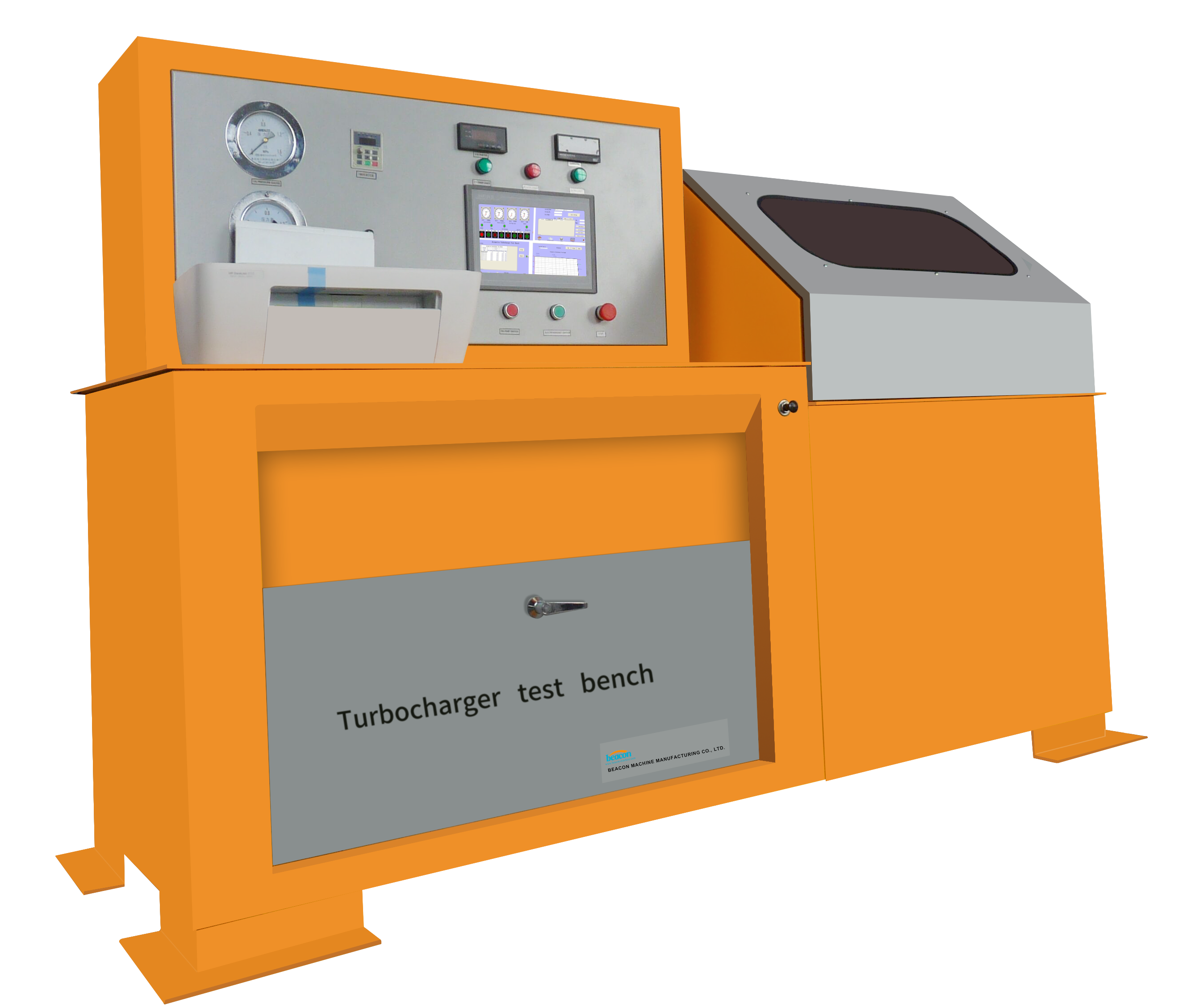 Auto Electrical Turbo Charger Test Bench Machine BCZY-2C for Testing Turbocharger Performance with Soft Keyboard