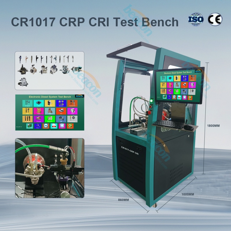CR1017 Diesel Fuel HEUI EUI EUP Testing Machine Coding Piezo Common Rail Injector Pump Test Bench