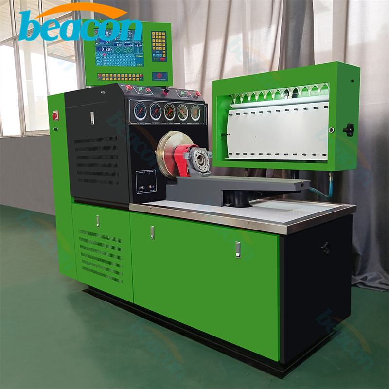 Beacon BCS619 diesel fuel injection pump test bench to detect all in-line mechanical pumps with 12 cylinders and below