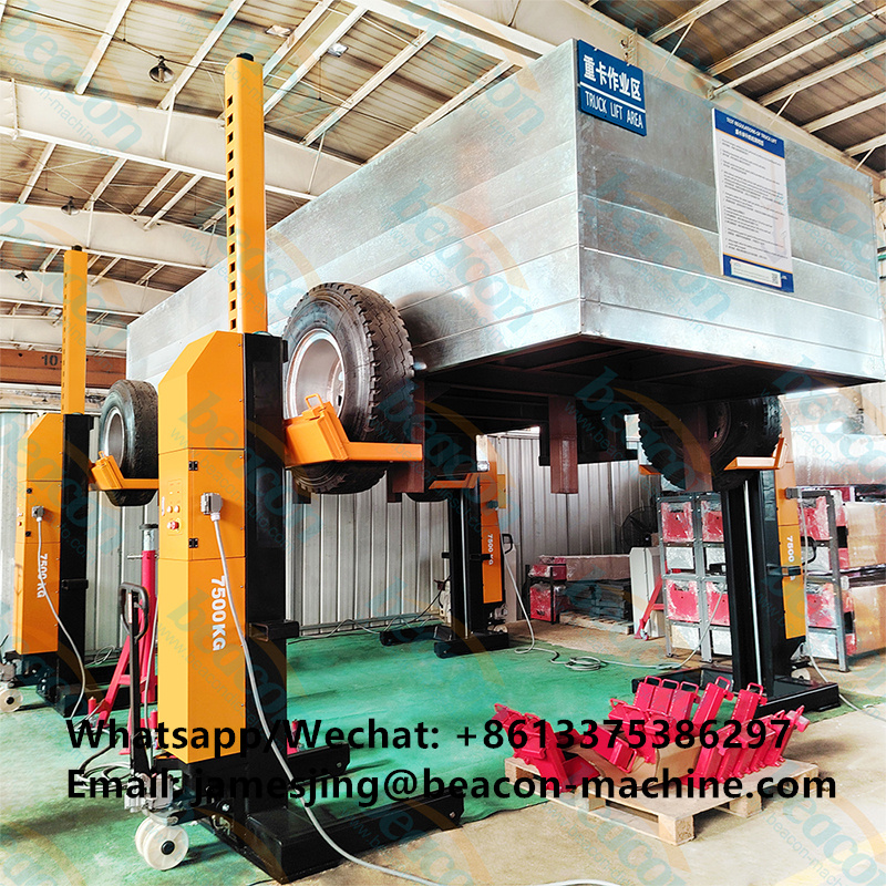 BC-4175 Four Cylinder Hydraulic Lift Portable 4 Post Car Parking Lifter For Car Repair Maintenance Lifting Platform