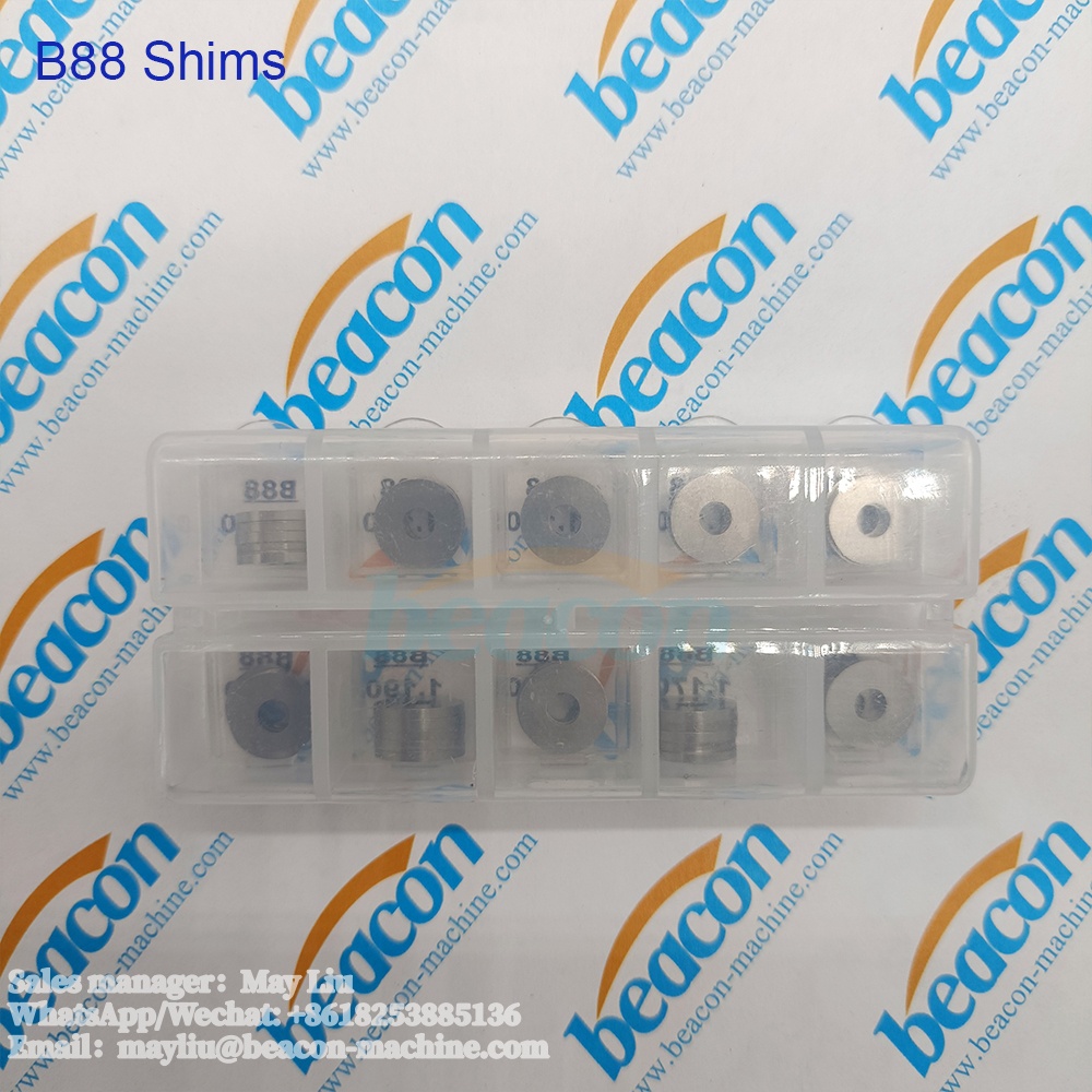 B88 1.11-1.2mm 50 PCS Diesel Injector Washer Fuel Injector Adjustment Shim Gasket for DENSO PIEZO 23670-0E020 23670-0E010