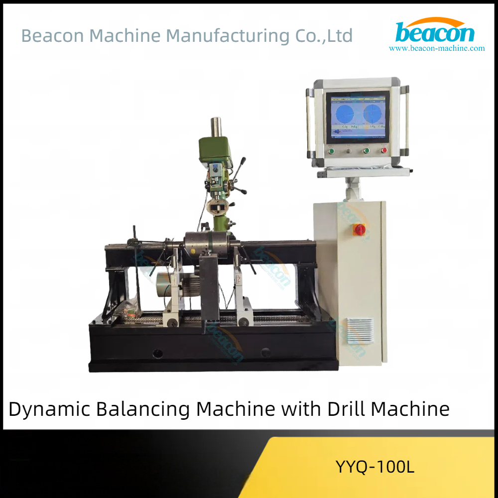 YYQ-100L Crank Shaft Balancing Machines Motor Rotor Dust Exhausting Fan Balance Machine Drilling machine