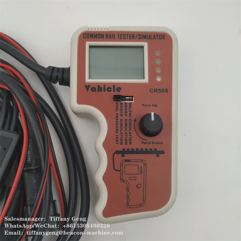 G14-1 CR508 Digital Common Rail Pressure Tester for High-Pressure Pump Engine Diagnostic Tool