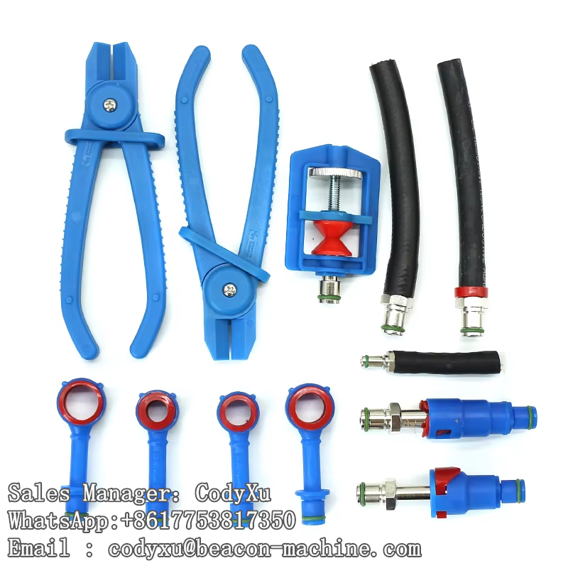 Fuel System Comprehensive Tester Pressure Flow Meter Vehicle Tool Kit Auto Repair Tool