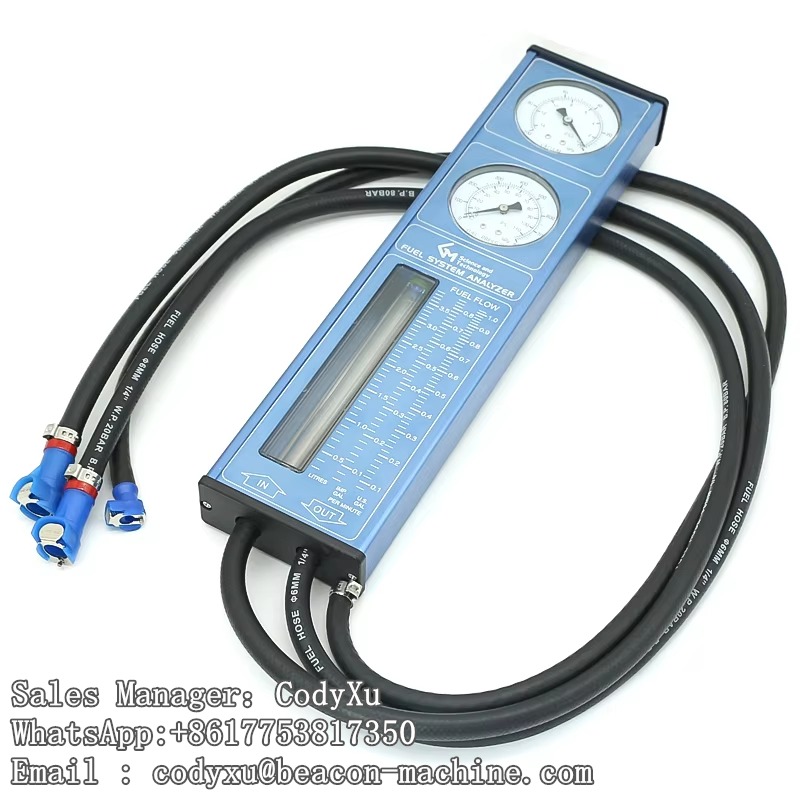 Fuel System Comprehensive Tester Pressure Flow Meter Vehicle Tool Kit Auto Repair Tool