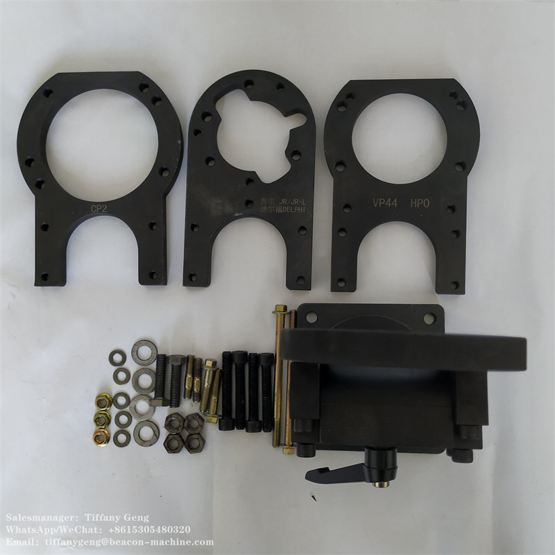 G15-26 CRIN Universal Fixing Plate Diesel Common Rail Pump Flip Bracket Engine Repair Test Tool for CP1 CP2 CP3 HP0 HP3 HP4 DELPHI VP44