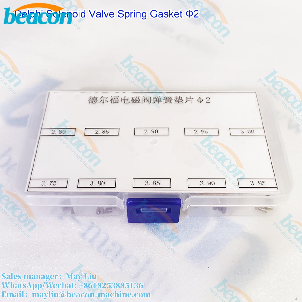 Solenoid Valve Spring Gasket Adjusting Shims For Delphi Injector