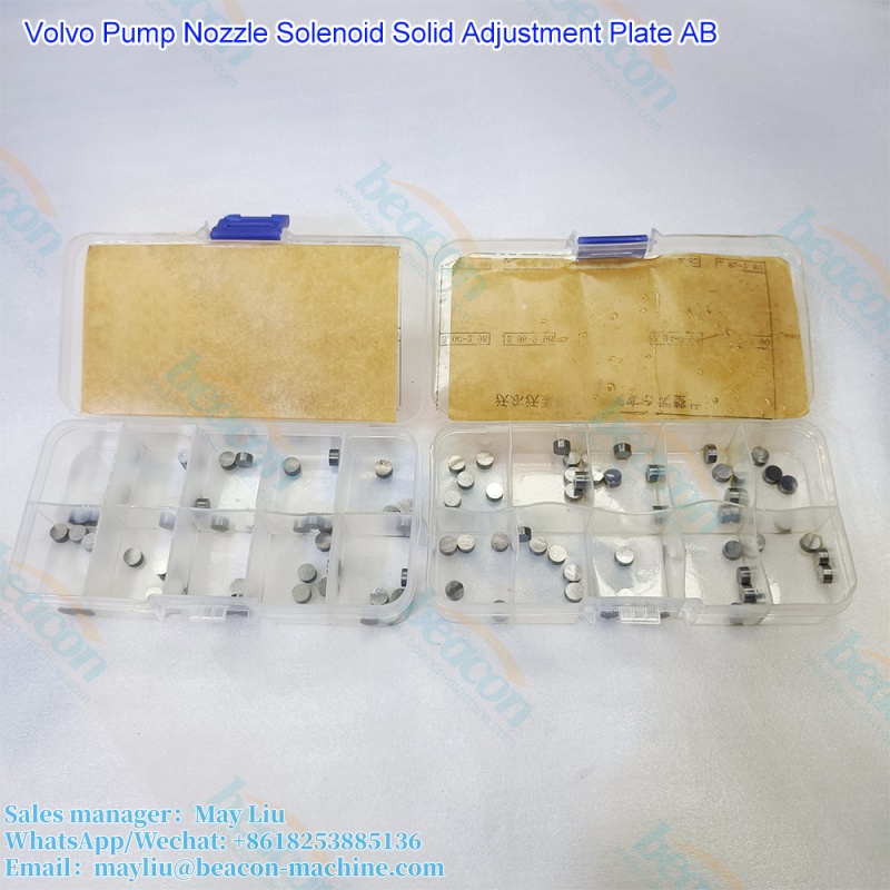 Pump Nozzle Solenoid Spring Adjustment Gasket Adjustment Spacers for Volvo Injectors 