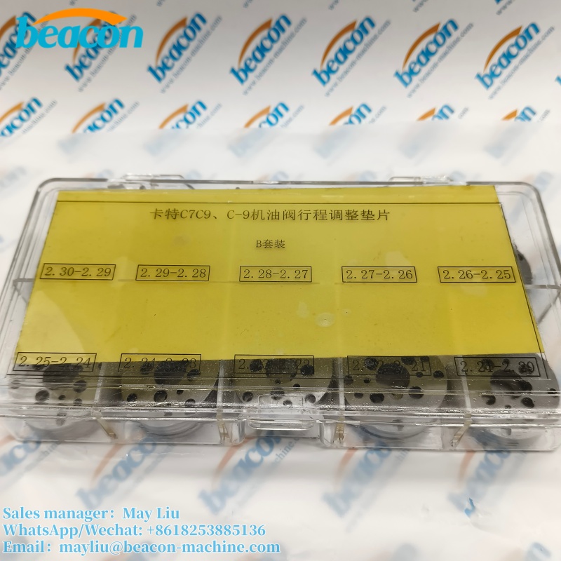 Injector Oil Valve Stroke Adjustment Shims for CAT C7C9 C-9 Injectors