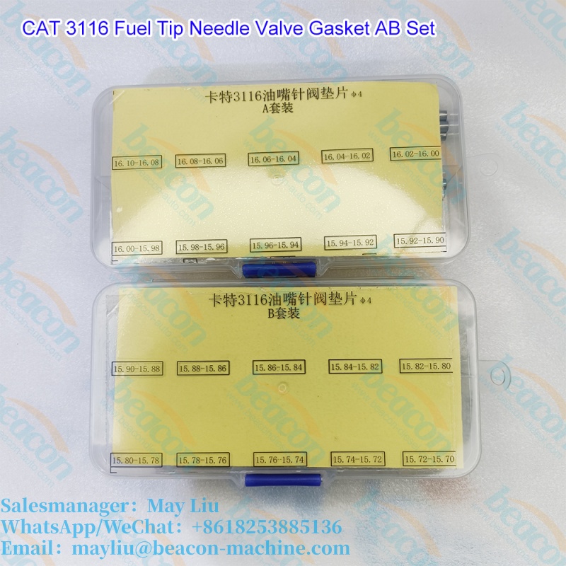 Fuel Injector Nozzle Valve Gasket for CAT 3116 and CAT 3126 Injectors