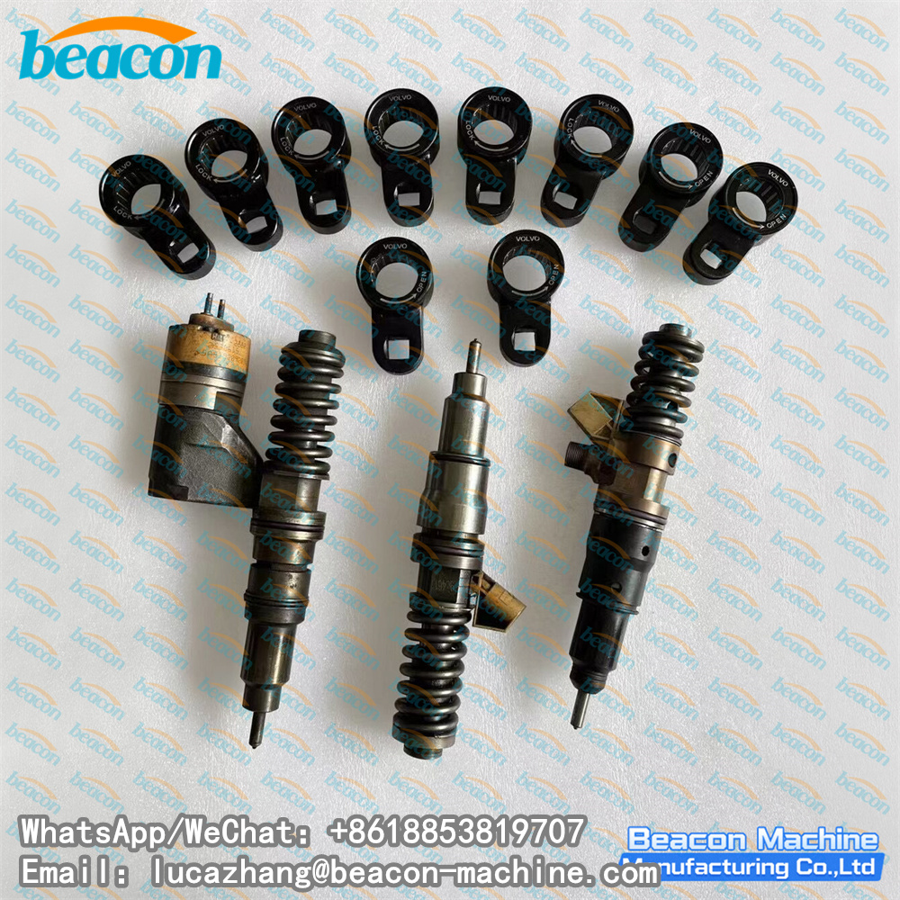 Volvo/Delphi quick-release wrench, Volvo EUI injector cap removal tool, Caterpillar C7 C9 C-9 injector cap removal tool