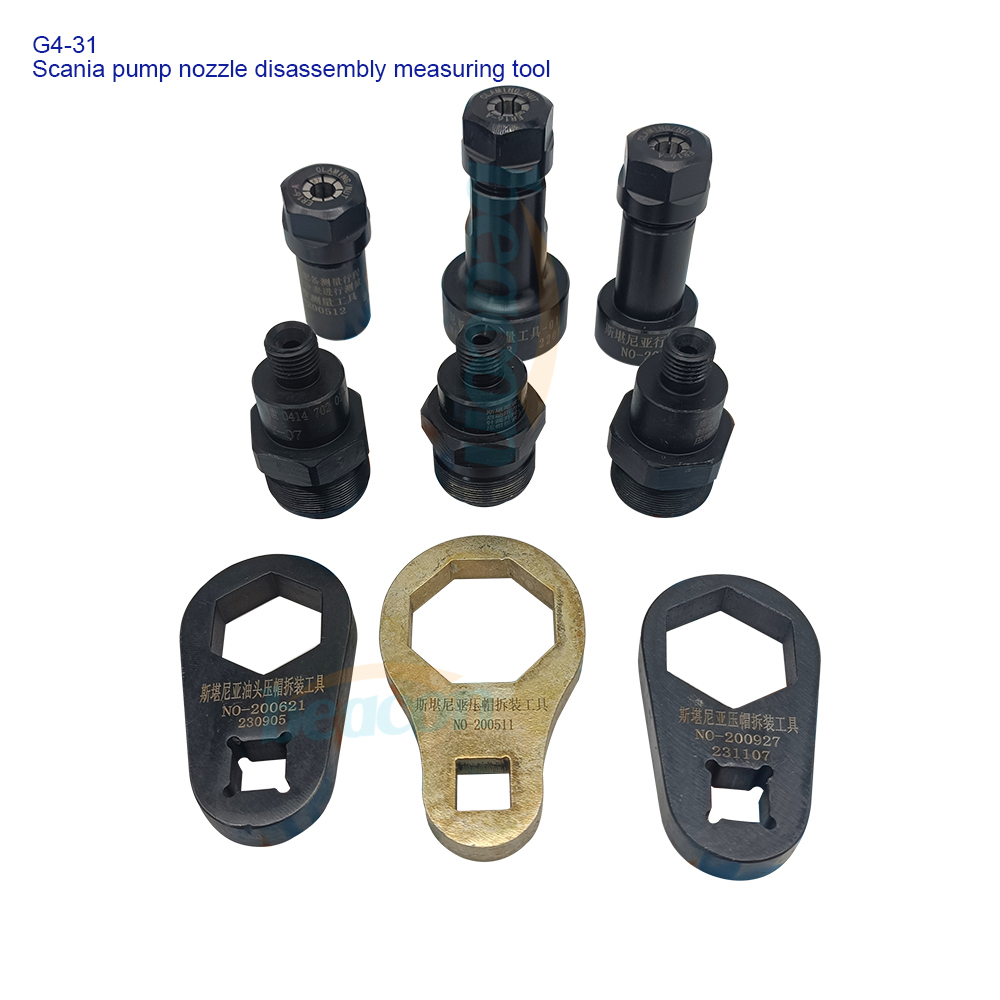 Beacon G4-31 Scania pump injector disassembly and measurement tool