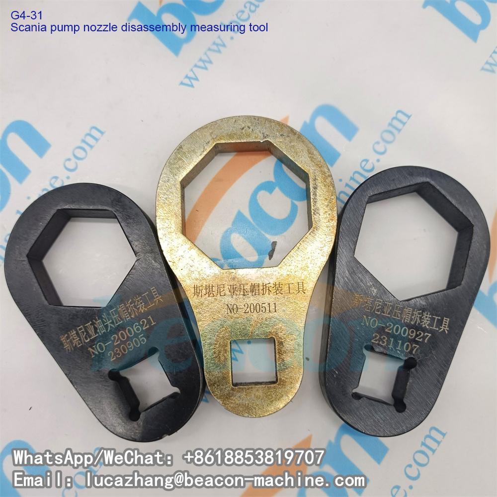 Beacon G4-31 Scania pump injector disassembly and measurement tool