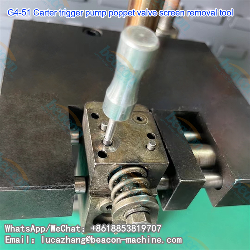 Beacon G4-51 CAT Touch Pump Poppet Valve Screen Removal Tool