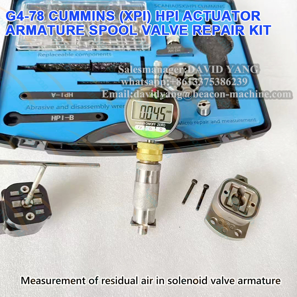 G4-78 Cummins XPI HPI Actuator Armature Valve Core Repair Tools